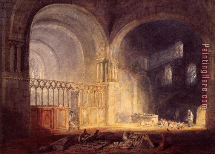 Joseph Mallord William Turner Transept of Ewenny Priory, Glamorganshire
